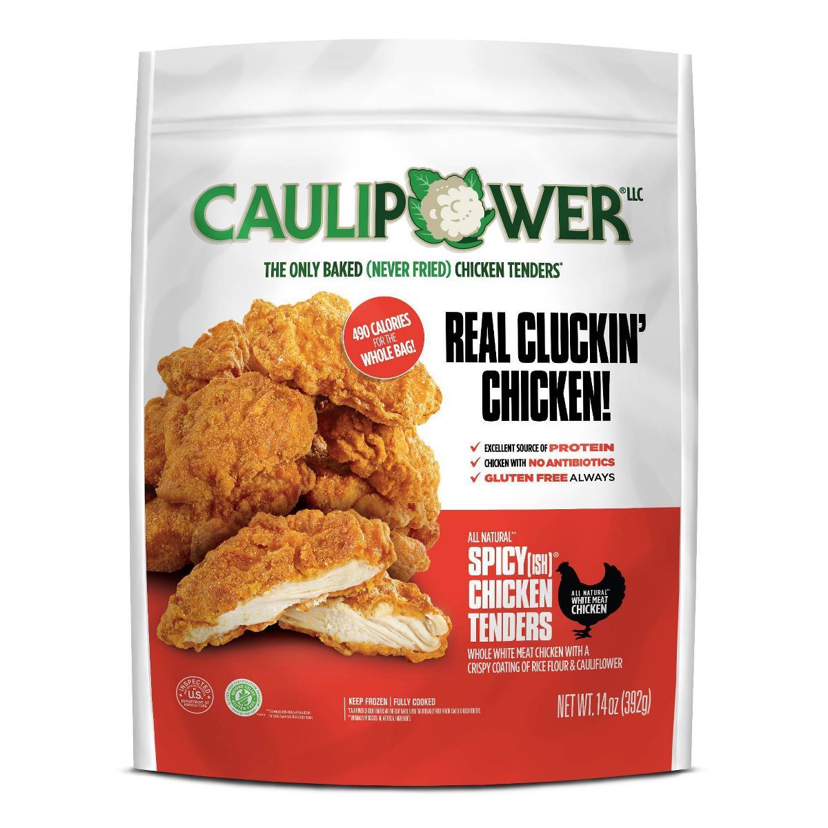 CAULIPOWER All Natural Spicy(ish) Chicken Tenders - Frozen - 14oz | Target