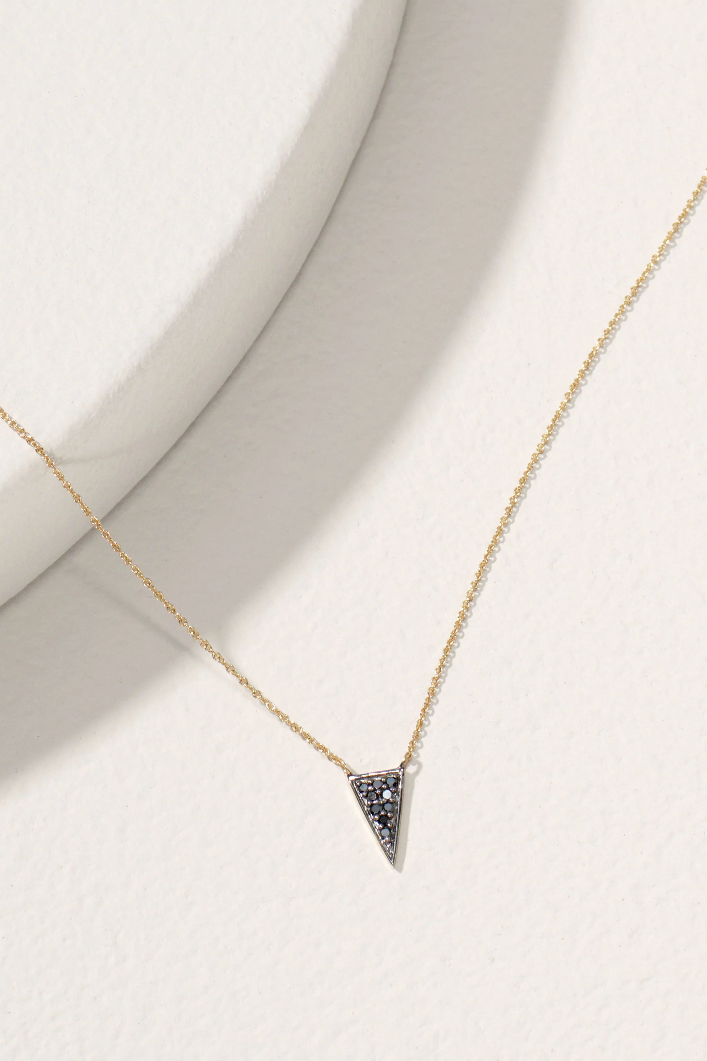 Covet 14kt  Gold and Black Diamond Renegade Necklace | Stella & Dot