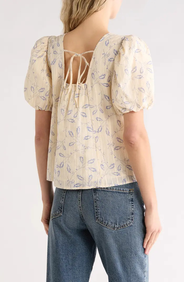 Melrose and Market Puff Sleeve Cotton Top | Nordstromrack | Nordstrom Rack