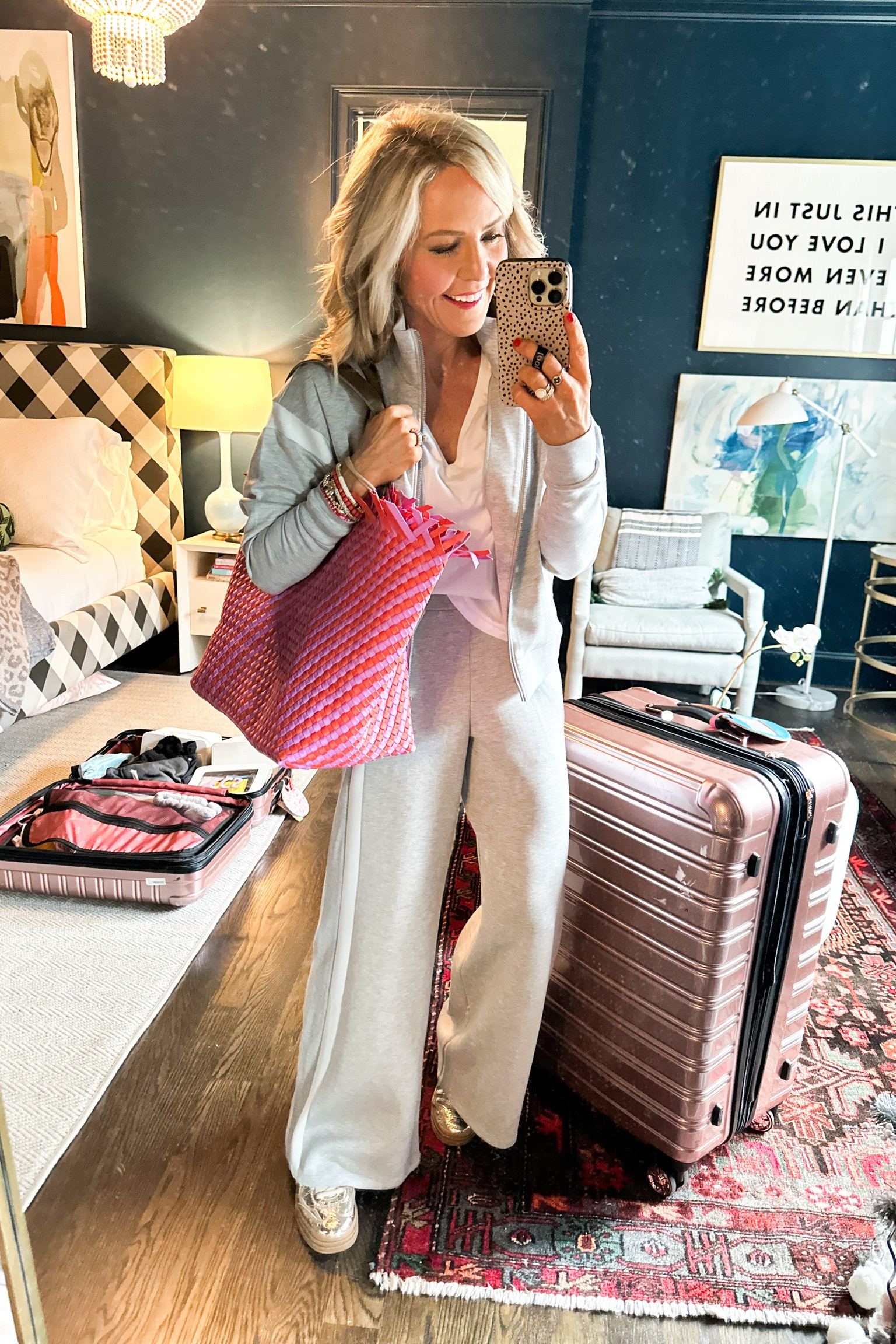 my fav kind of travel attire = SPNAX!! use natashaxspanx to grab my jacket + wide leg pants for 20% off (wearing XS in each) | 

#LTKStyleTip #LTKTravel #LTKOver40