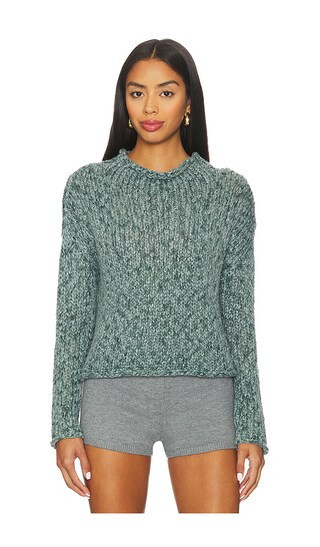 Free People Opal Sweater in Green. - size S | Revolve Clothing (Global)