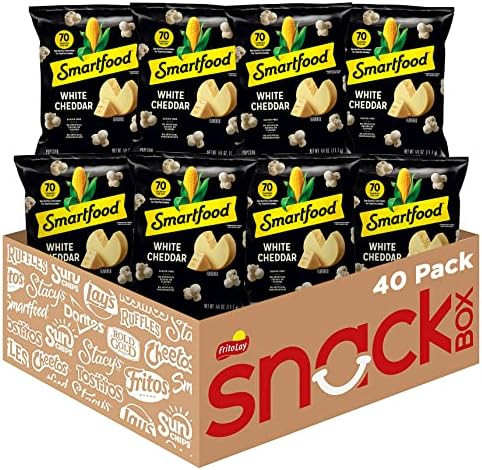 Smartfood Popcorn, White Cheddar, 0.625 Ounce (Pack of 40) | Amazon (US)