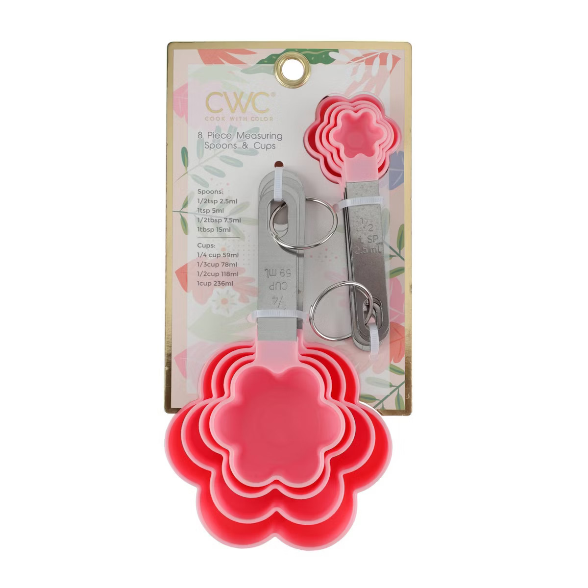 Cook With Color 8pc Flower Measuring Spoons and Cups | Target