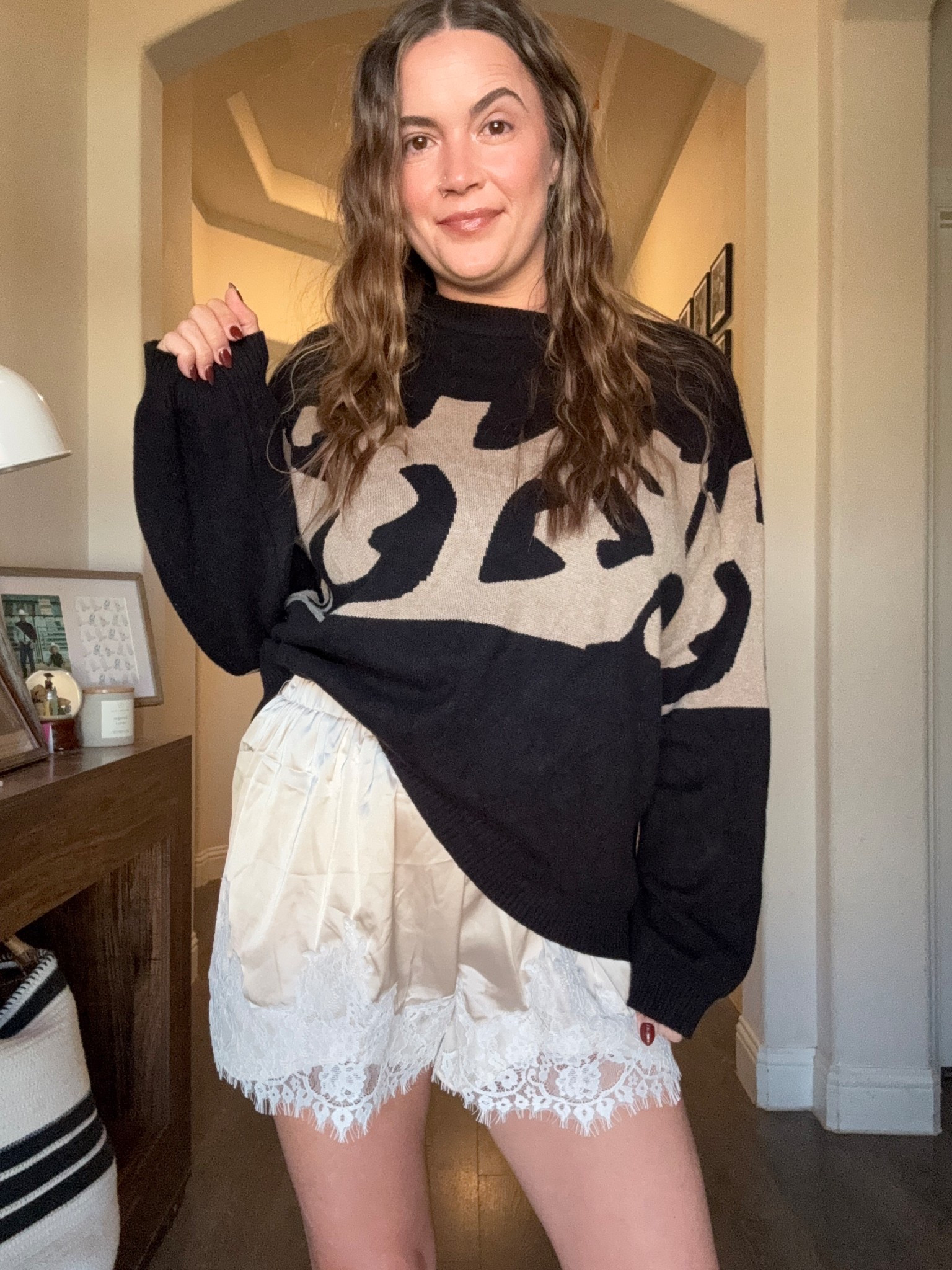 Work from home #ootd. I take it from
Home to out on the town by adding some jewelry and boots. It’s still warm in Texas but, it’s still sweater season. #ootd #amazonfinds #fallfashion #sweaterweather

#LTKSeasonal #LTKFindsUnder50 #LTKU