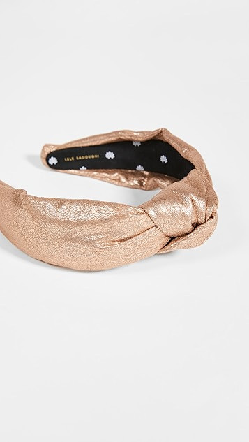 Faux Leather Knotted Headband | Shopbop