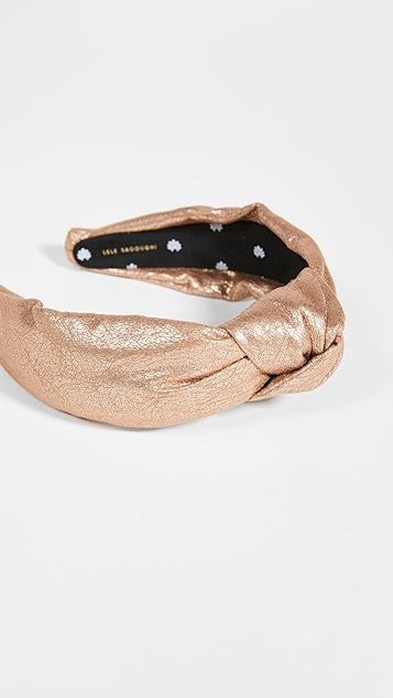 Faux Leather Knotted Headband | Shopbop