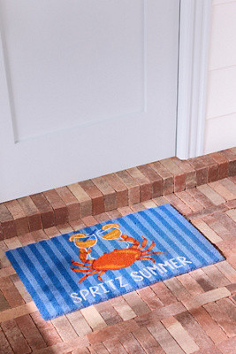 Summer Spritz Crab Coir Printed Doormat | Anthropologie (US)