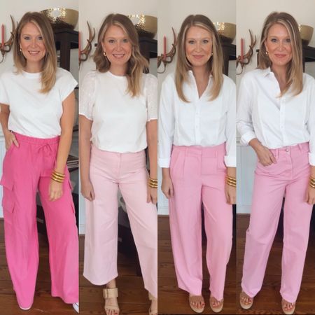 Some of my favorite pink pants for spring from target and old navy! Love all of the style options - cargo, trouser, denim. 


#LTKSaleAlert #LTKStyleTip #LTKFindsUnder50