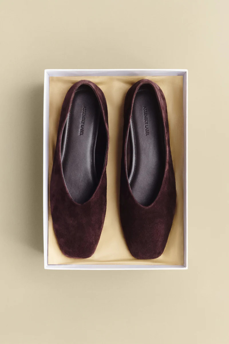 Andrea Suede Ballet Flat | Assembly Label (AU)