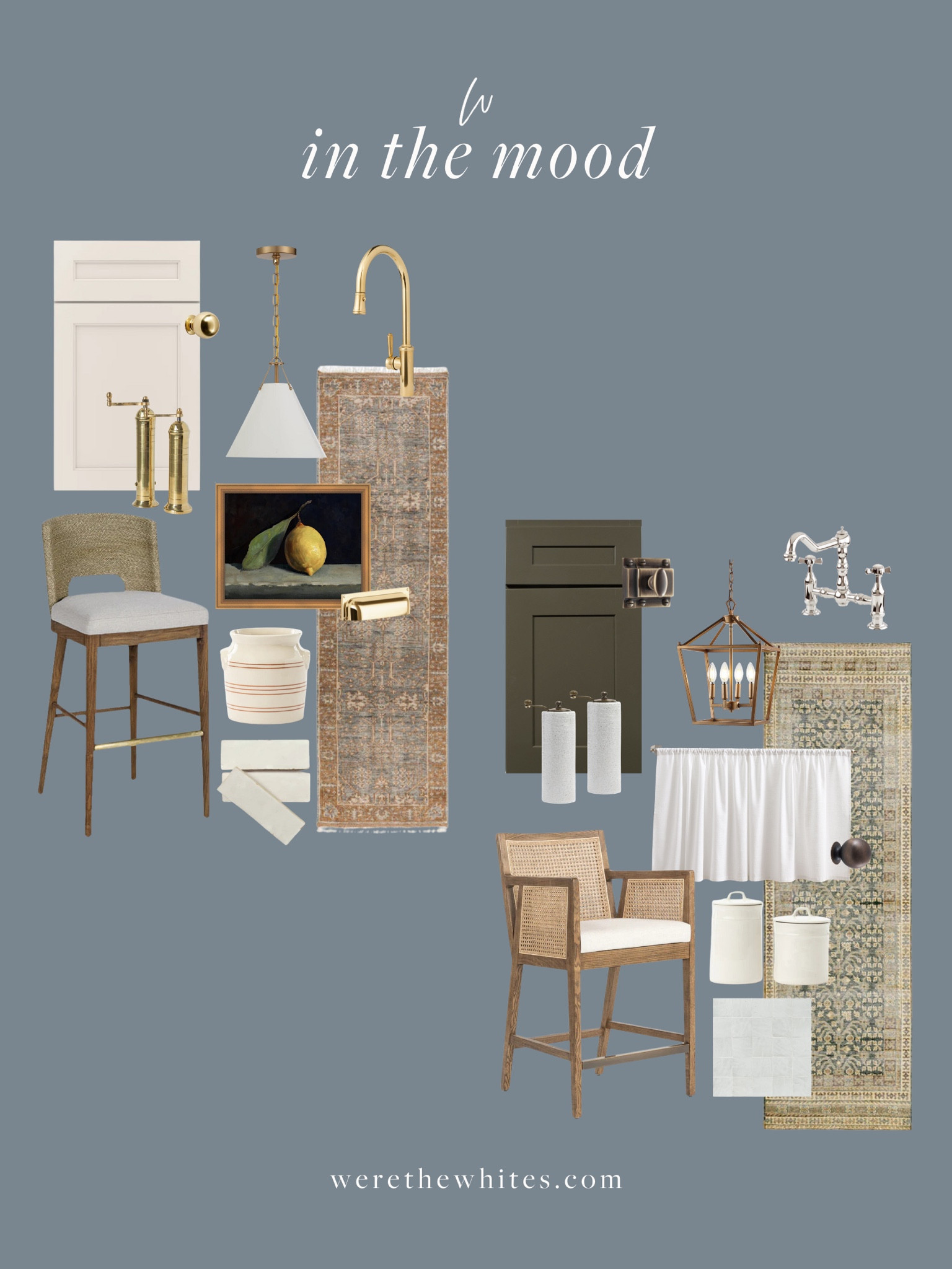 In the mood…kitchen designs I love! The first design very much so resembles the English cottage (with a touch of vintage) feel that I went for when designing our own space! I love how it’s light and bright, while incorporating warm tones still. The second option is a bit more moody, but still playing off those English cottage vibes with the hardware, polished chrome finishes and cafe curtains! Which do you like best? 

#LTKstyletip #LTKhome