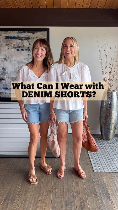 What can I wear with denim shorts??
Answer: Almost everything!!💙
We love wearing denim shorts in the summer, and these are our favorites!! Denim shorts always have a cool vibe, and we love to dress them up for going out or casually for day to day! We had so many tops to link we put all of these looks in a @shop.ltk collection! 🤗
Comment “SHORTS” for outfit links sent to your DM’s!! 
You can also shop our looks on lastseenwearing.com!
Links will be in our stories, too!🛍️🛍️

Agolde, Parker denim shorts, Abercrombie Dad shorts, denim shorts outfits, summer outfits, shorts outfits, summer blouse, graphic tee

#LTKStyleTip #LTKSeasonal #LTKOver40