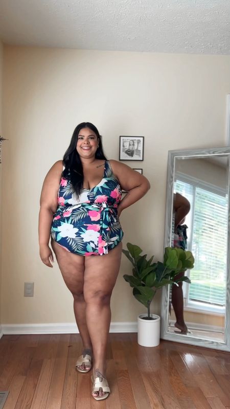 The cutest one-piece swimsuit from lane Bryant! Super supportive and has great booty coverage! 

#LTKPlusSize #LTKMidsize #LTKSaleAlert
