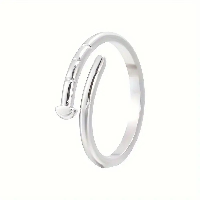 A Stainless Steel Jewelry Plated Nail Ring Ins French Retro - Temu | Temu Affiliate Program