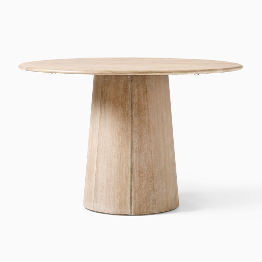Anton Round Pedestal Dining Table (48", 60", 72") | West Elm (US)