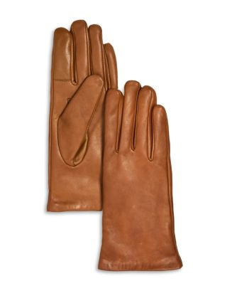 Bloomingdale's Cashmere Lined Leather Tech Gloves - Exclusive   | Bloomingdale's Jewelry & Access... | Bloomingdale's (US)