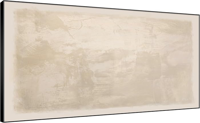 SIGNWIN 24"x46" Extra Large Framed Wall Art Minimalist Beige Abstract Print for Home Living Room ... | Amazon (US)