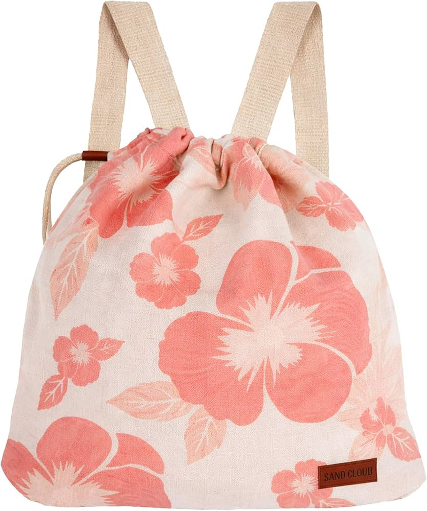 Sand Cloud Hydra Beach Towel Bag - 2-in-1 Convertible, Quick Dry, Sand Free Towel with Built-In Z... | Amazon (US)