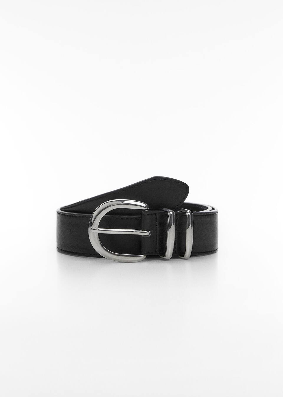Rounded buckle belt -  Women | Mango USA | MANGO (US)