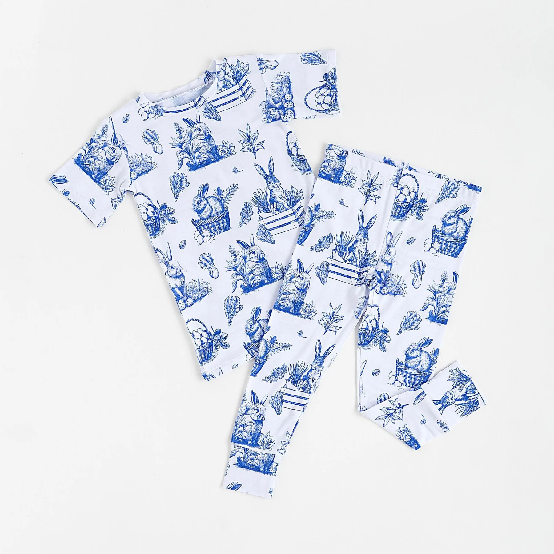 Hoppy to See You Two-Piece Pajama Set | Bums & Roses