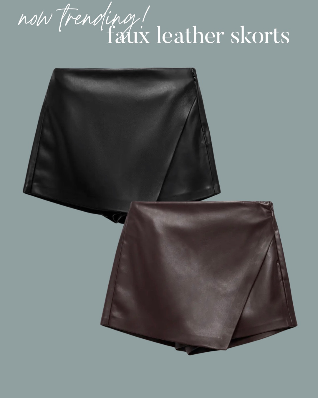 Faux leather skirt size xs 

#LTKValentine #LTKootd #LTKdayinmylife