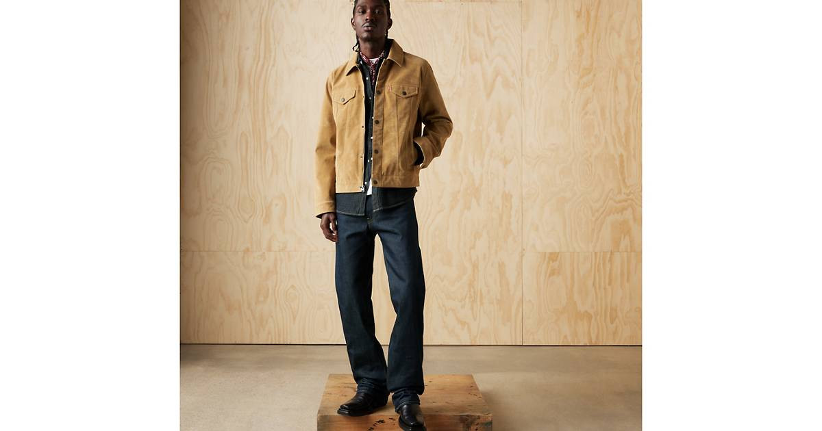 Vintage Faux Cow Suede Trucker Jacket - Brown | Levi's® US | Levi's US