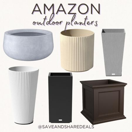 Updating your front porch or back patio? Check out these large planter finds on Amazon! I love that there are so many different shapes and sizes to fit any style and space!

amazon finds, amazon home, home decor, patio decor, outdoor planters, patio planter, front porch decor 

#LTKHome #LTKSeasonal