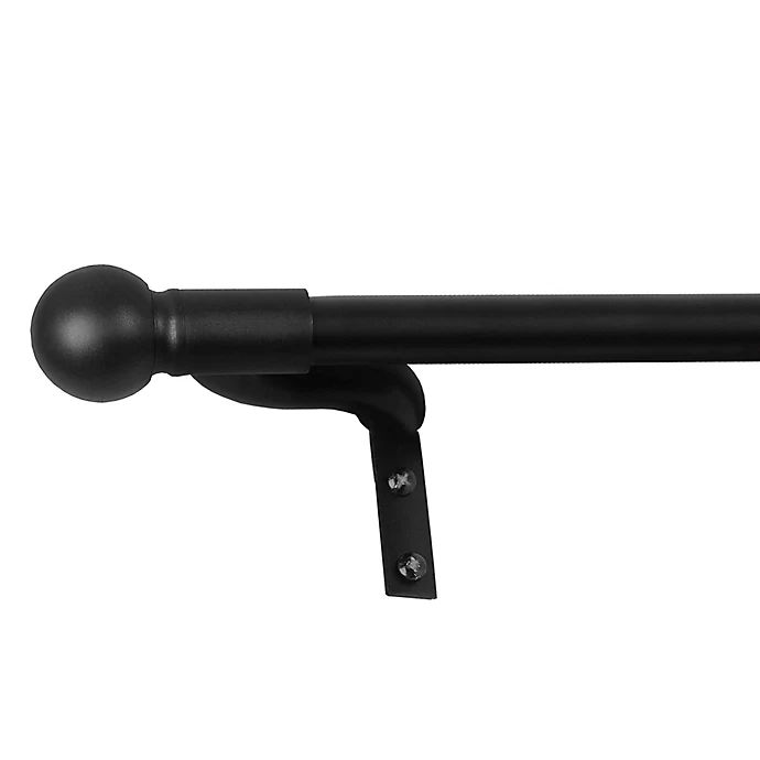 Zenna Home Smart Rods Easy Install Café Curtain Rod | Bed Bath & Beyond