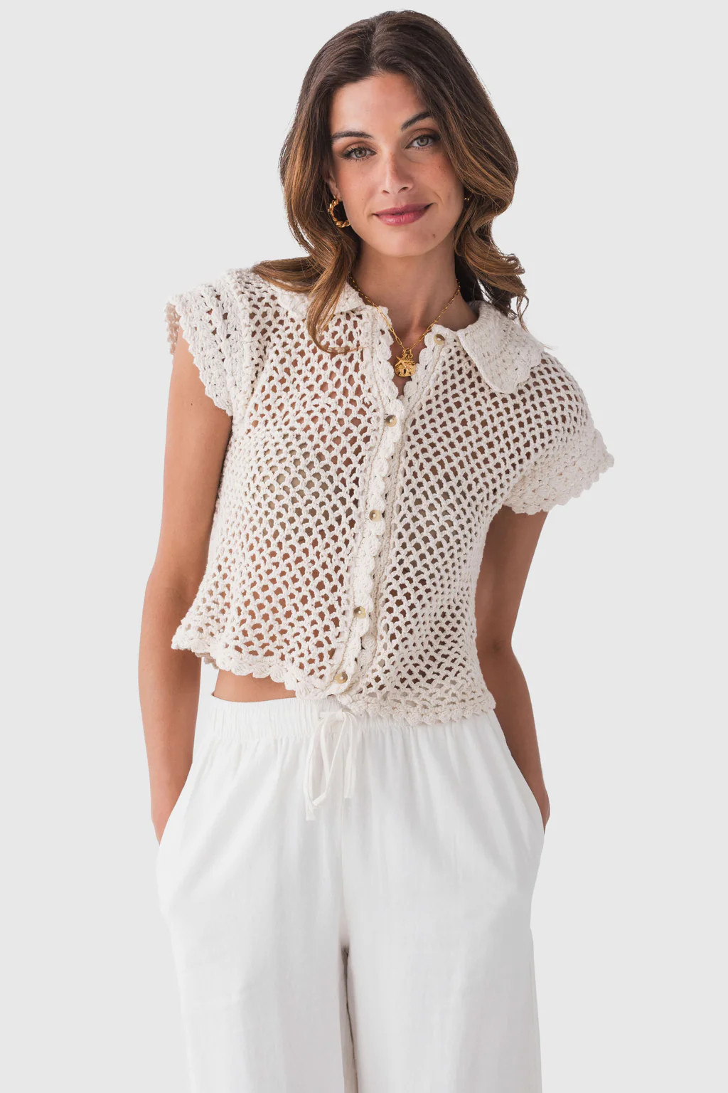 Free People Lily Crochet Top | Social Threads