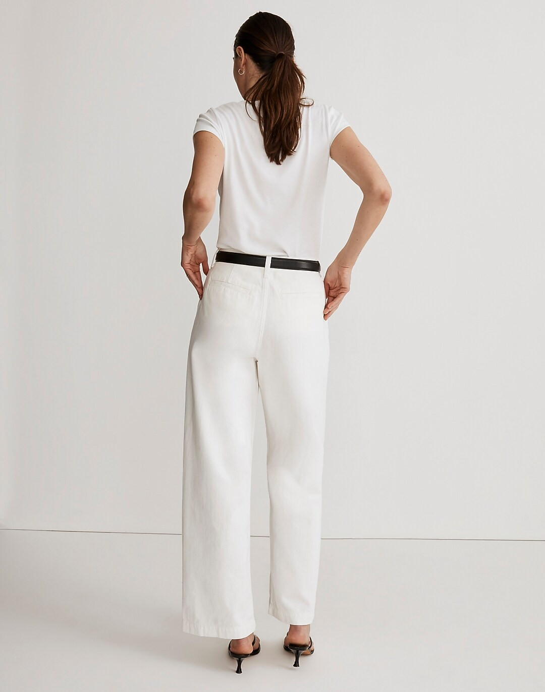 The Harlow Wide-Leg Jean in Tile White | Madewell
