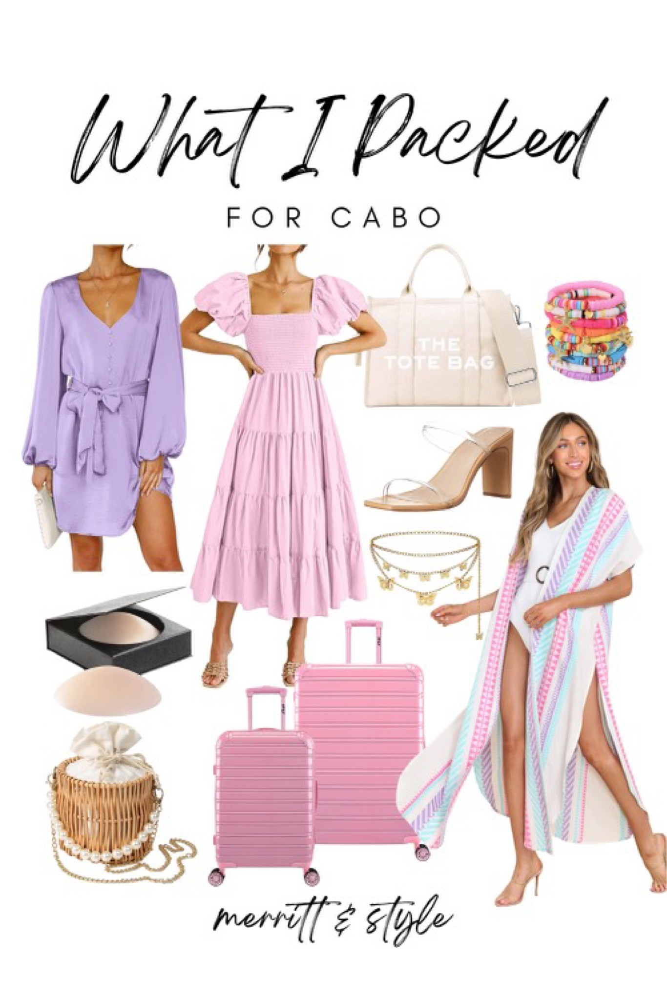 Vacation ☀️What I packed for Cabo! 