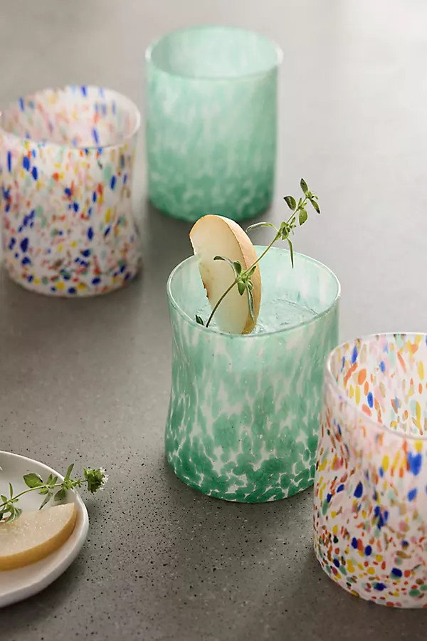 Confetti Glasses, Set of 2 | Anthropologie (US)