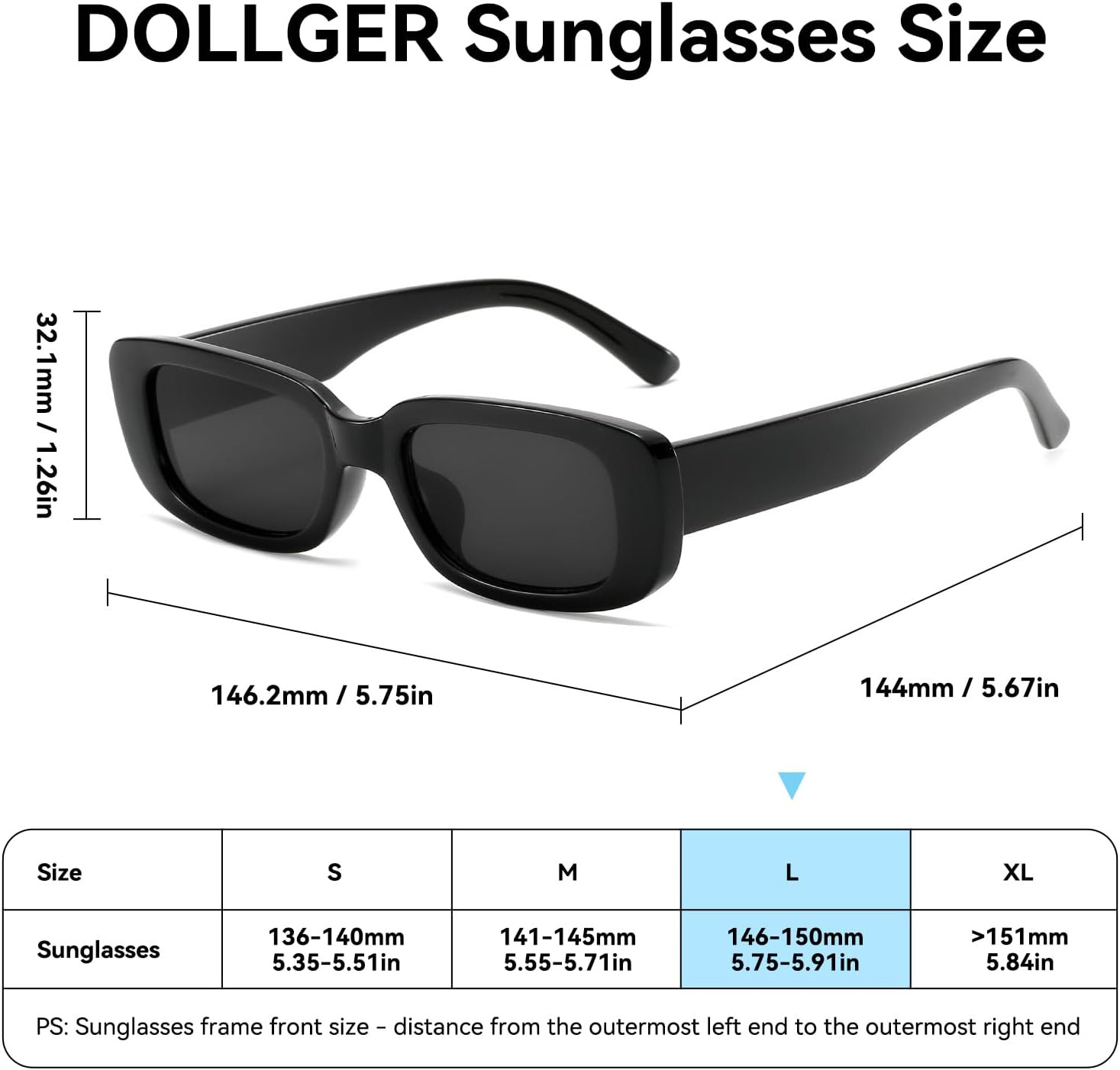 Dollger Rectangle Sunglasses for Women Men Trendy Retro Fashion Sunglasses UV 400 Protection Squa... | Amazon (US)