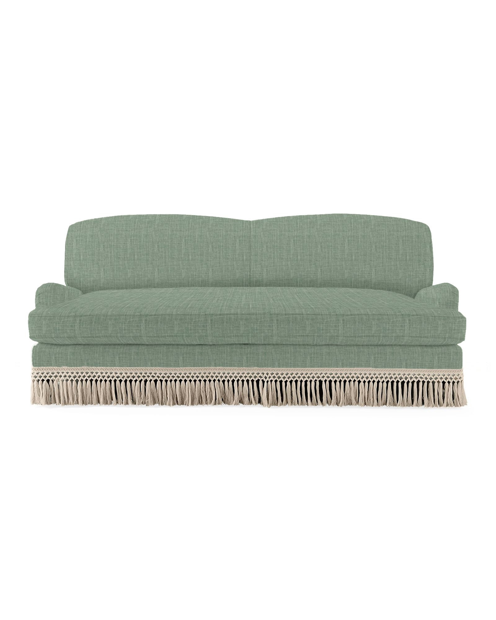 Miramar Fringed Sofa | Serena and Lily