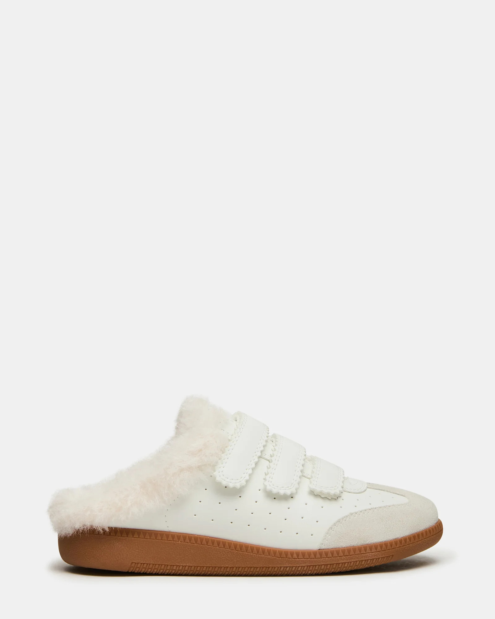 BECA White Mule Slip-On Velcro Low-Top Women's Sneaker | Steve Madden (US)
