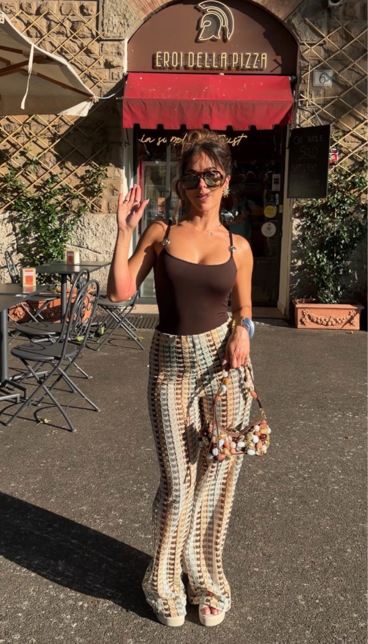 The bodysuit is old from Zara and the pants I bought at an H&M in Rome!

#LTKootd #LTKPetite #LTKTravel