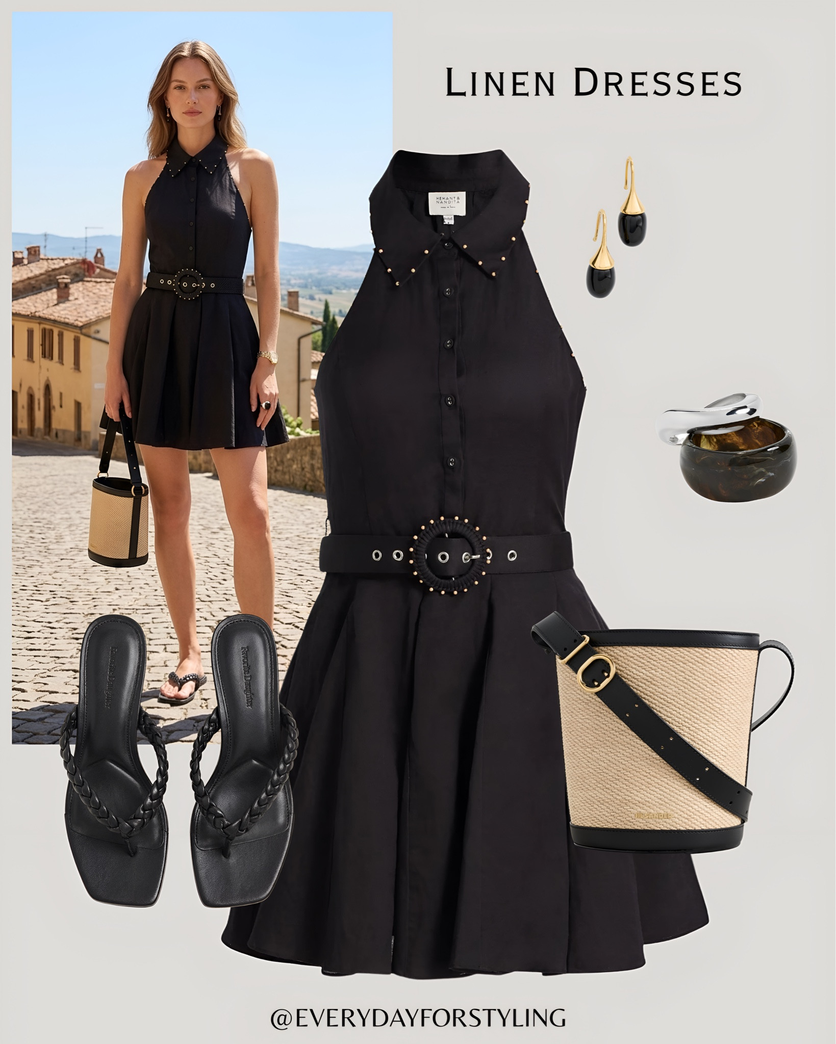 Sharp, structured and the kind of little black dress that actually has a personality 🖤

linen dress outfit ideas, summer dresses women, chic summer outfits, vacation outfit ideas women, elevated casual style, resort wear dresses, linen dress summer 2026, mini dresses, summer wedding guest dress, chic beach outfit women, put together outfits women, affordable luxury fashion, European style fashion, linen dress styling, how to look expensive, summer outfit ideas, printed linen dress, belted dress outfit, polka dot linen dress, palm print dress styling, effortless summer dresses, everydayforstyling 

#LinenDressSummer, #VacationDressInspo, #SummerDressEdit2026, #ResortWearStyle, #LinenDressStyling


#LTKTravel #LTKgrwm #LTKSeasonal