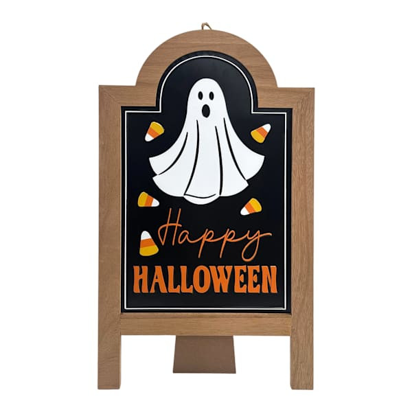 Happy Haunting Ghost Easel, 27" | At Home