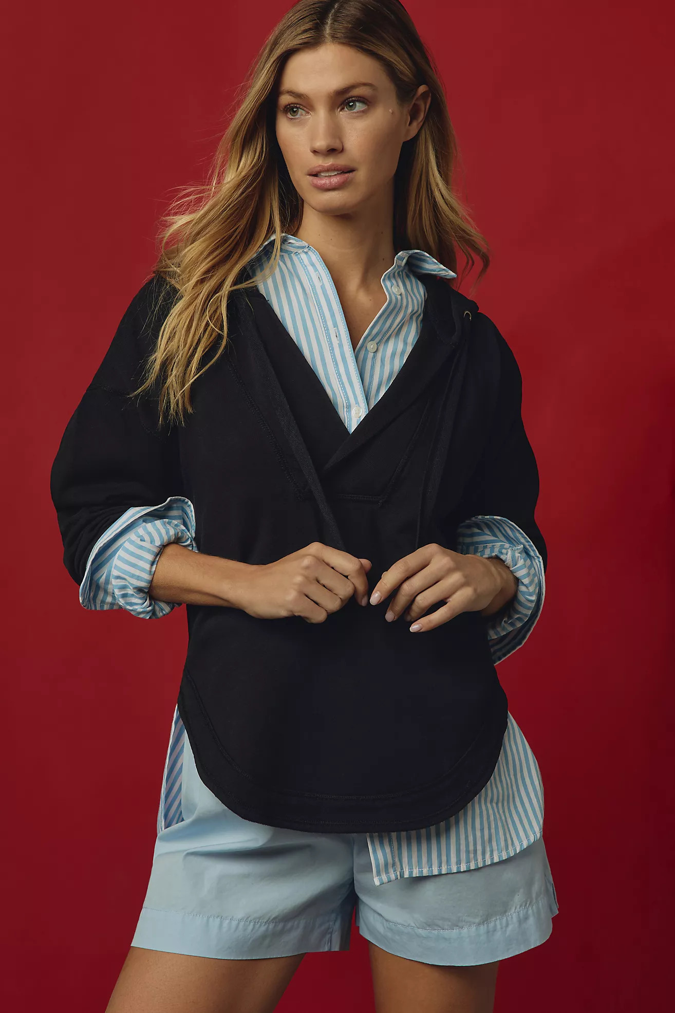 Pilcro Wharfside Hooded Sweatshirt | Anthropologie (US)