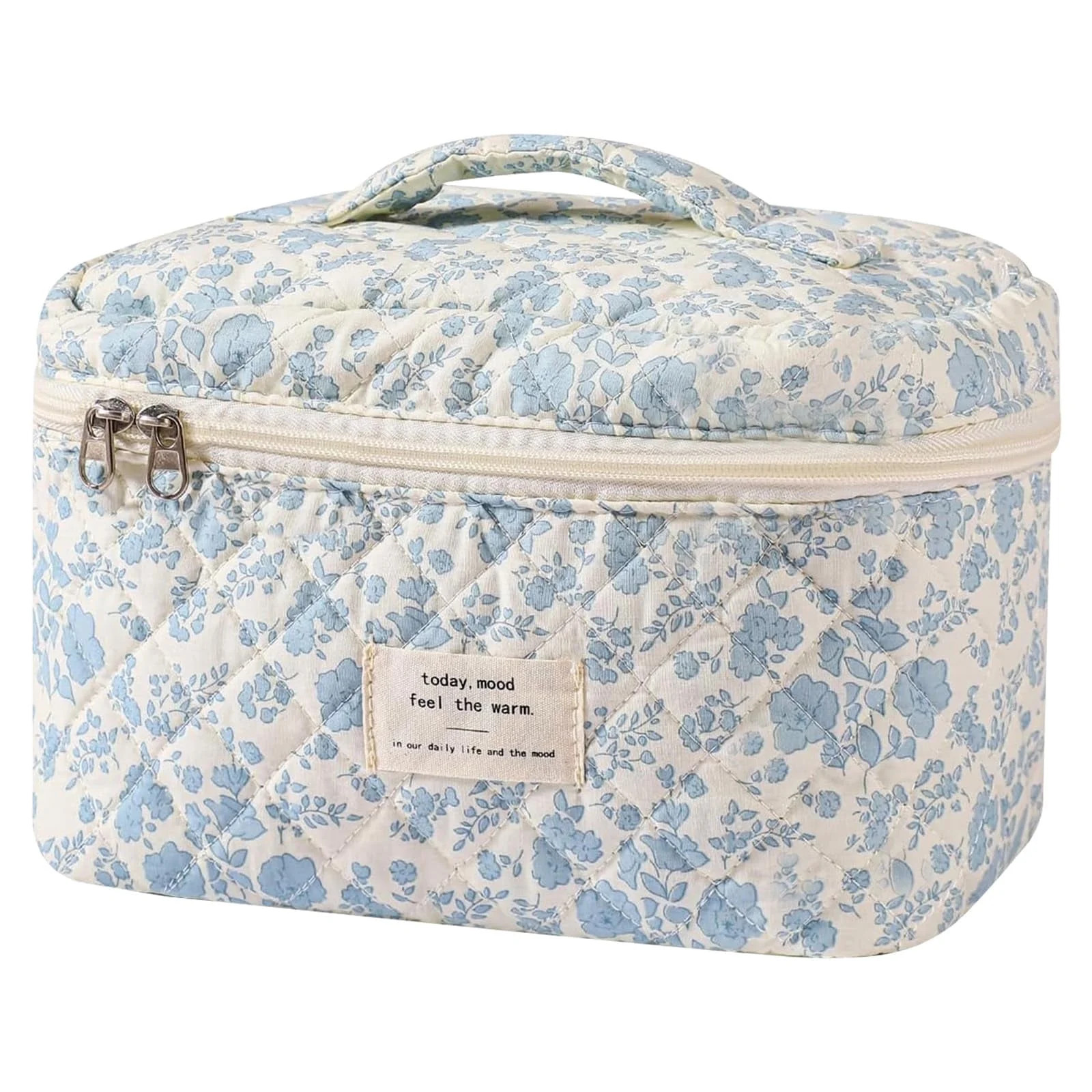 Soda Candy Large Makeup Bag Cotton Cosmetic Bags for Travel Cute Floral Coquette Aesthetic Toilet... | Walmart (US)