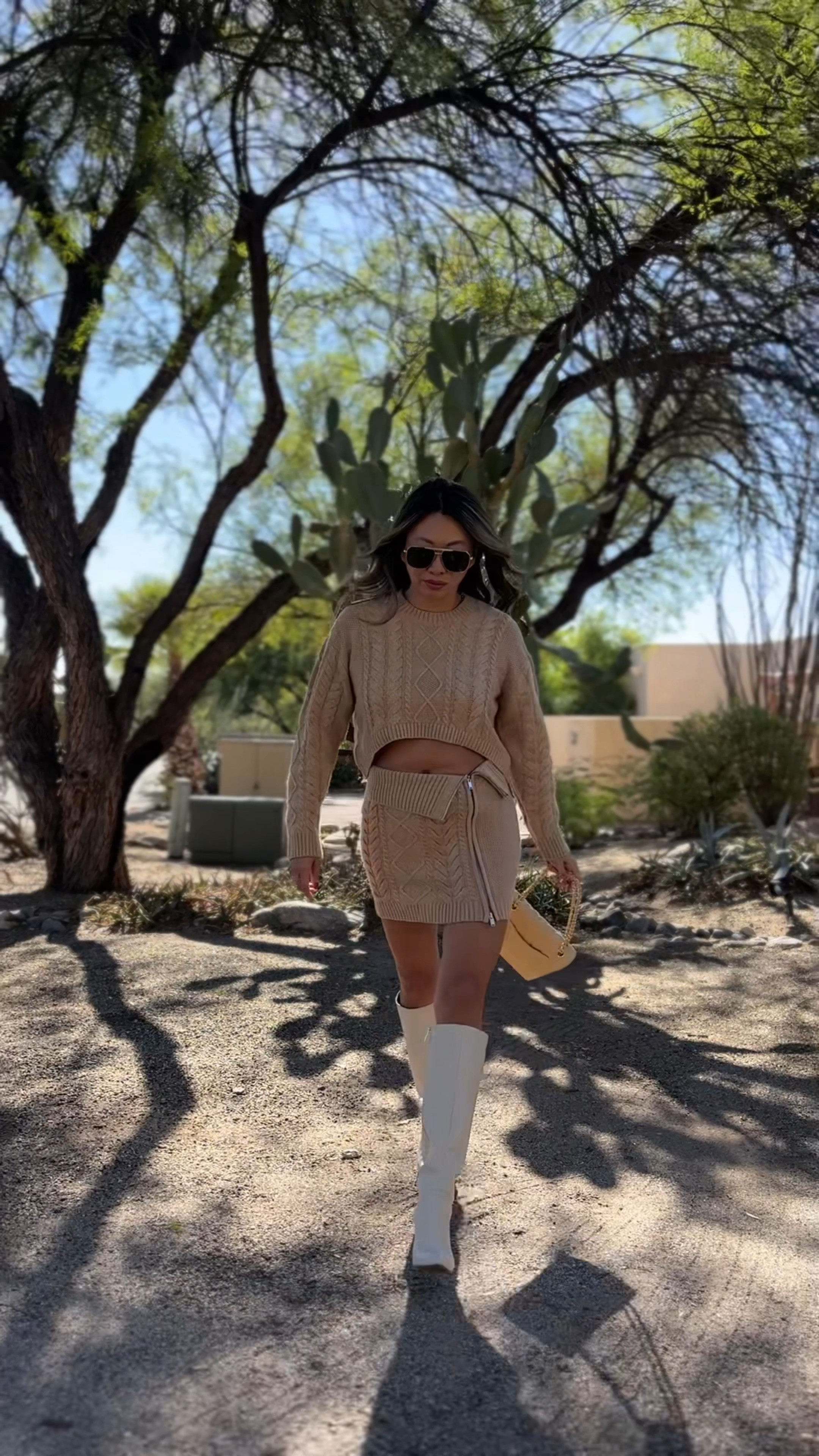 Fall style, fall sweater set, holiday outfit, thanksgiving outfit, Amazon knee high boots, size sma on both revolve style 

#LTKstyletip #LTKHoliday