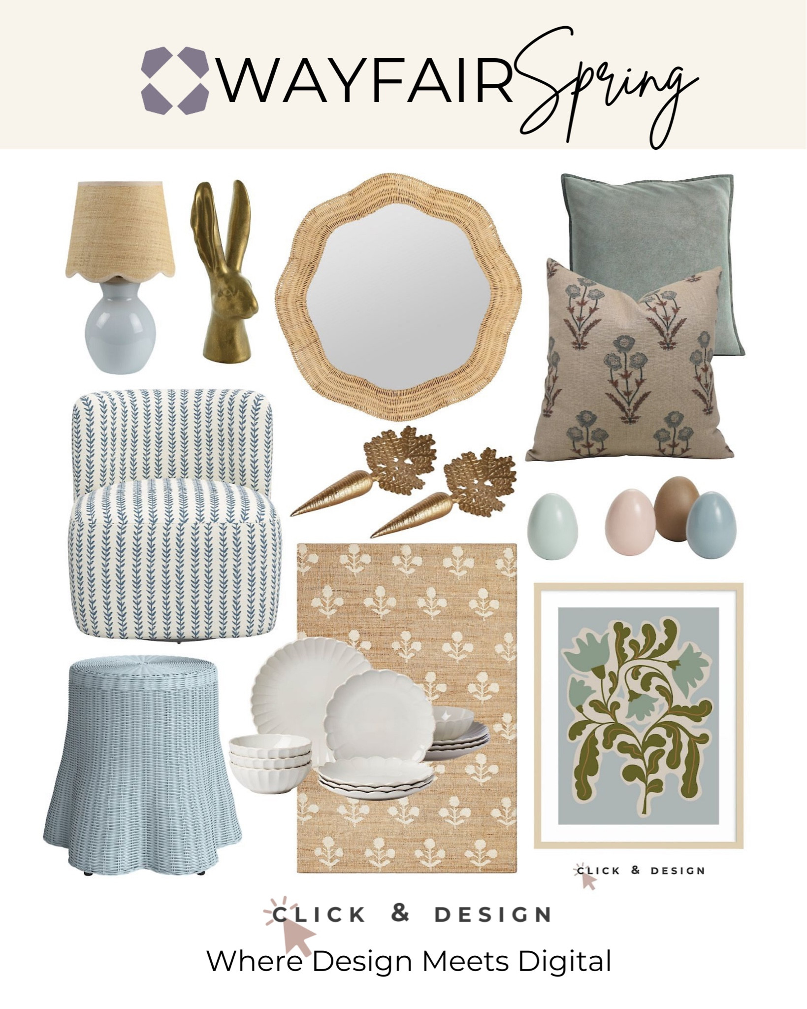 Spring is in the air! Check out these beautiful spring accents from Wayfair.

#LTKSeasonal #LTKHome