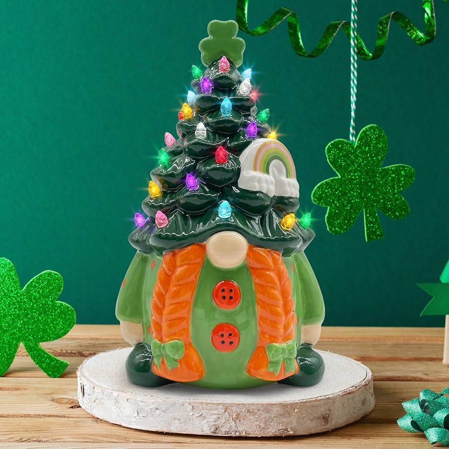 St Patricks Day Decorations, St Patricks Day Gnomes Decor, Sant Patrick's Tree Decorations for In... | Amazon (US)