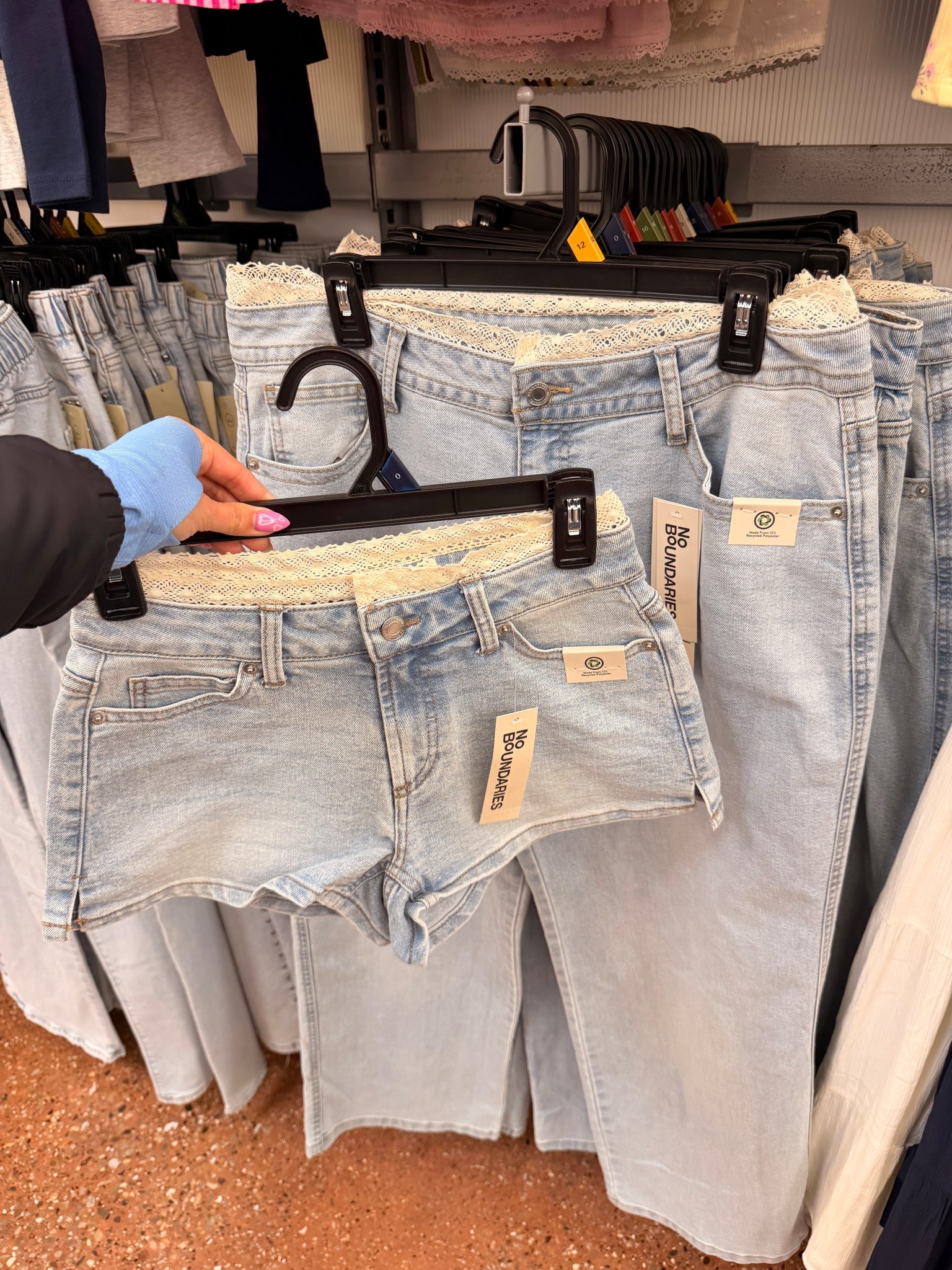 The lace trim is so cute!! Comfy outfit, casual outfit to Walmart finds, Walmart haul jeans shorts ￼

#LTKSeasonal #LTKmomlife #LTKSpringSale