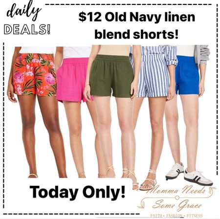 $12 linen blend Old Navy shorts! 3.5” inseam, tons of colors!

#LTKSaleAlert