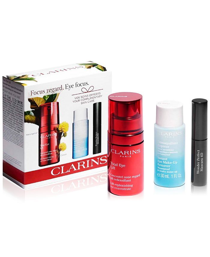 Clarins 3-Pc. Total Eye Essentials Set & Reviews - Beauty Gift Sets - Beauty - Macy's | Macys (US)
