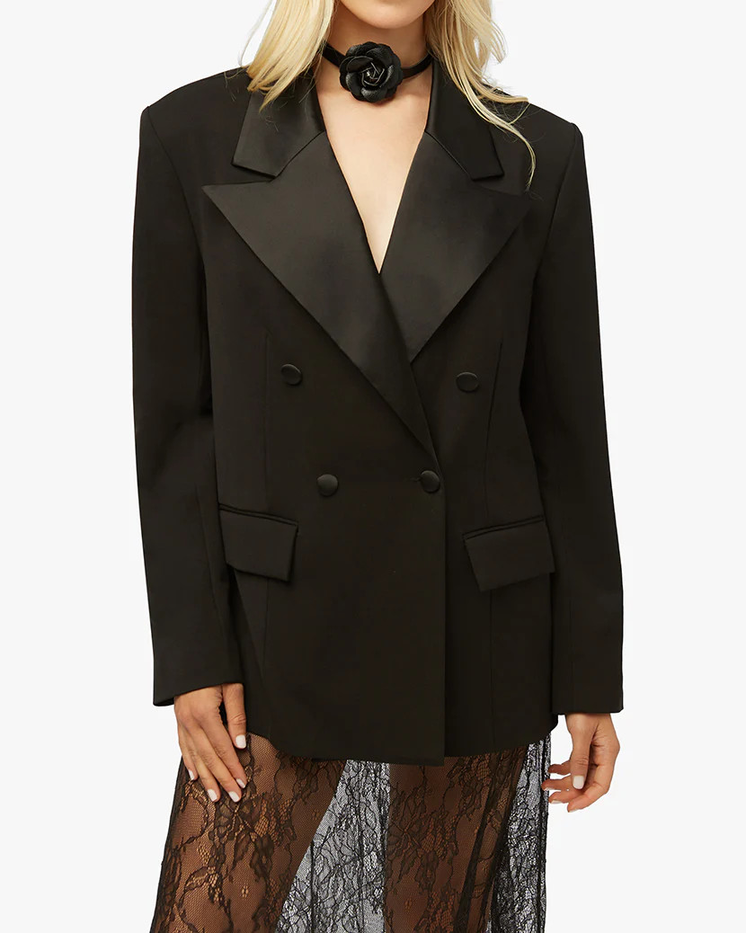 Tuxedo Suiting Blazer | We Wore What