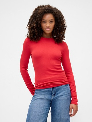 Essential Ribbed Crewneck T-Shirt | Gap Factory