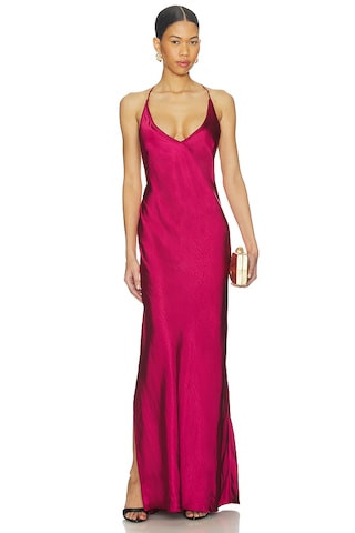 Berry Justina Maxi Dress in Berry | Revolve Clothing (Global)