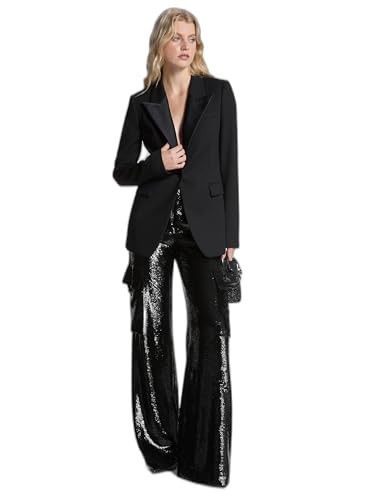 Michael Kors Women's Tuxedo Blazer, Black, 6 | Amazon (US)