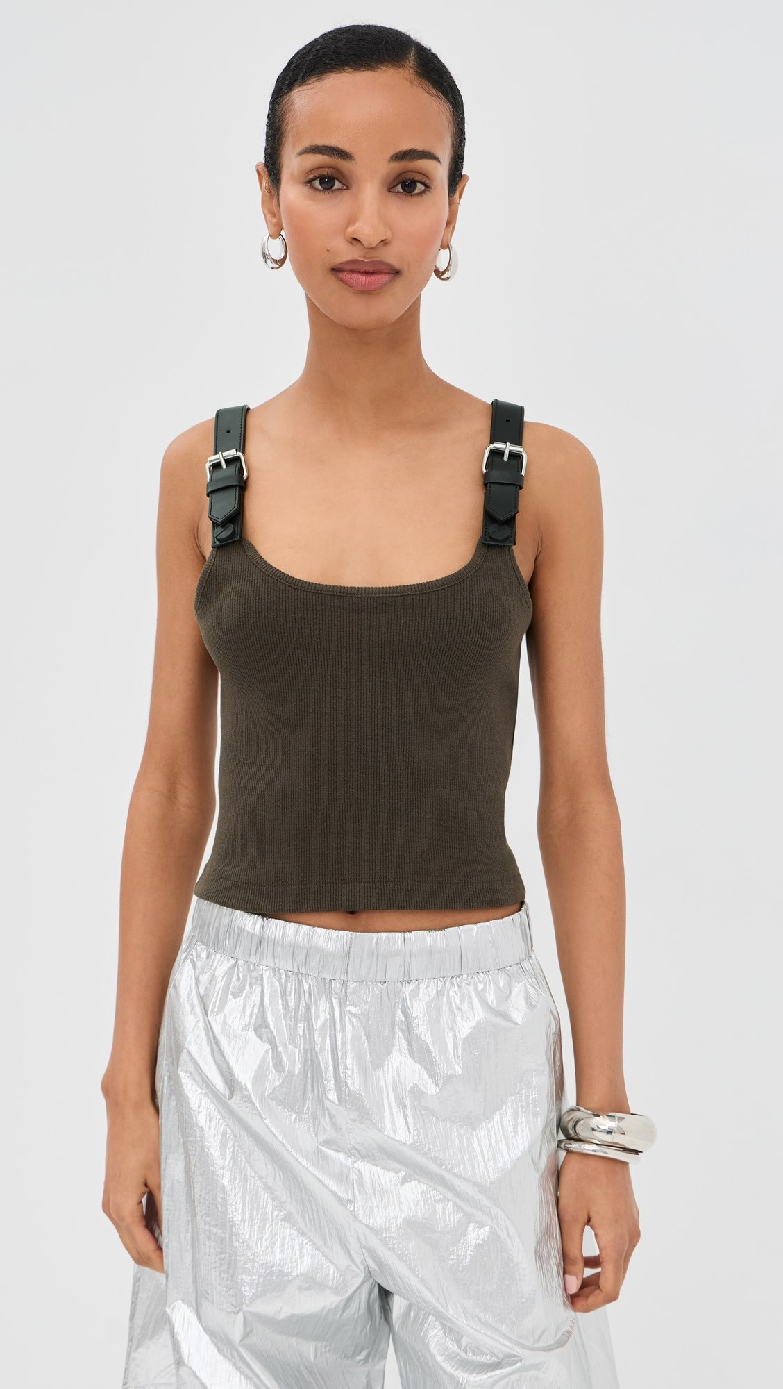 Leather Strap Tank Top | Shopbop